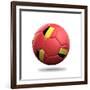 Belgium Soccer Ball-pling-Framed Premium Giclee Print