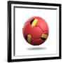 Belgium Soccer Ball-pling-Framed Premium Giclee Print