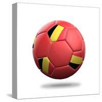 Belgium Soccer Ball-pling-Stretched Canvas