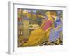 Belgium Supported by Hope-Joseph Edward Southall-Framed Giclee Print