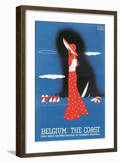 Belgium: The Coast-Edgard Lemaire-Framed Art Print