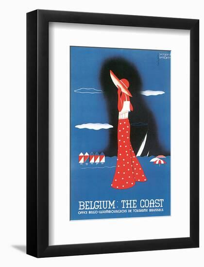 Belgium: The Coast-Edgard Lemaire-Framed Art Print