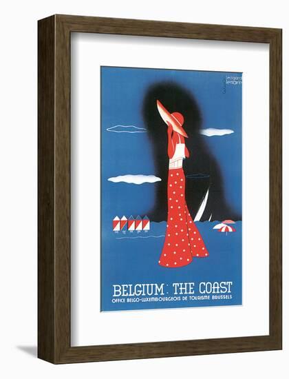 Belgium: The Coast-Edgard Lemaire-Framed Art Print