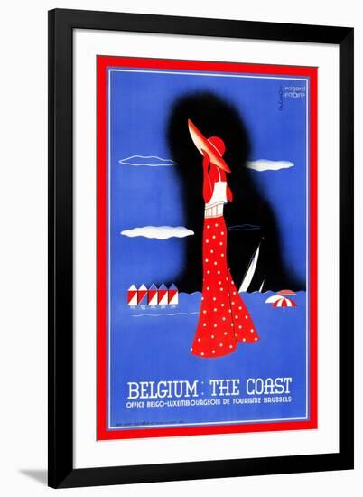 Belgium: The Coast-Edgard Lemaire-Framed Art Print