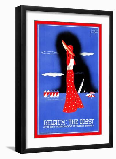 Belgium: The Coast-Edgard Lemaire-Framed Art Print