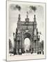 Belgium: the Memorial Arch of Triumph at Brussels, 1880 1881-null-Mounted Giclee Print