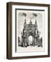 Belgium: the Memorial Arch of Triumph at Brussels, 1880 1881-null-Framed Giclee Print