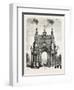 Belgium: the Memorial Arch of Triumph at Brussels, 1880 1881-null-Framed Giclee Print