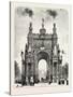 Belgium: the Memorial Arch of Triumph at Brussels, 1880 1881-null-Stretched Canvas