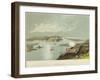 Belgrade at the Confluence of the Sava and Danube Rivers-null-Framed Giclee Print