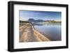 Belgrano Lake (Lago Belgrano) with Andes Mountain Range Backdrop, Argentina-Matthew Williams-Ellis-Framed Photographic Print