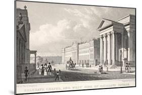 Belgrave Chapel and West Side of Belgrave Square-Thomas Hosmer Shepherd-Mounted Giclee Print