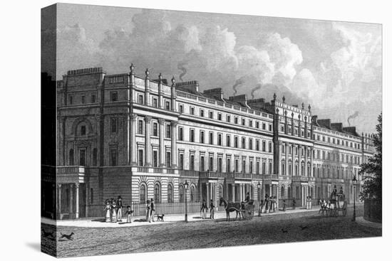 Belgrave Square-Thomas H Shepherd-Stretched Canvas