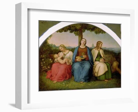 Belief, Hope and Love, 1819-Heinrich Maria Von Hess-Framed Giclee Print