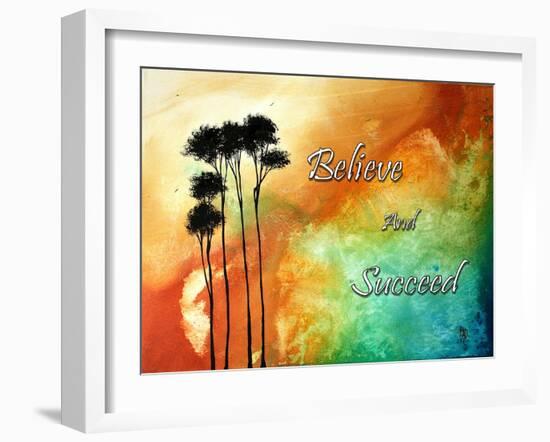 Believe and Succeed-Megan Aroon Duncanson-Framed Art Print