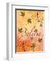 Believe and Swirling Autumn Leaves-Bee Sturgis-Framed Art Print