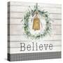 Believe Bell Wreath-Patricia Pinto-Stretched Canvas