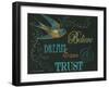 Believe & Bird-Gwendolyn Babbitt-Framed Art Print