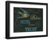 Believe & Bird-Gwendolyn Babbitt-Framed Art Print