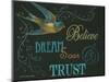 Believe & Bird-Gwendolyn Babbitt-Mounted Art Print