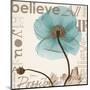 Believe, Blue Poppy-Albert Koetsier-Mounted Art Print