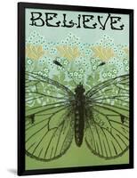 Believe Butterfly-Ricki Mountain-Framed Art Print