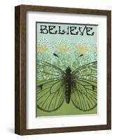 Believe Butterfly-Ricki Mountain-Framed Art Print