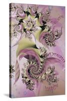 Believe Dream Inspire-Fractalicious-Stretched Canvas