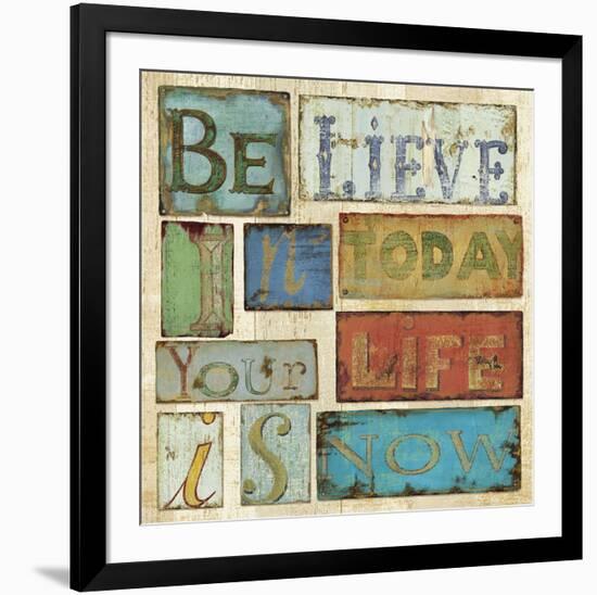 Believe & Hope I-Daphné B-Framed Art Print