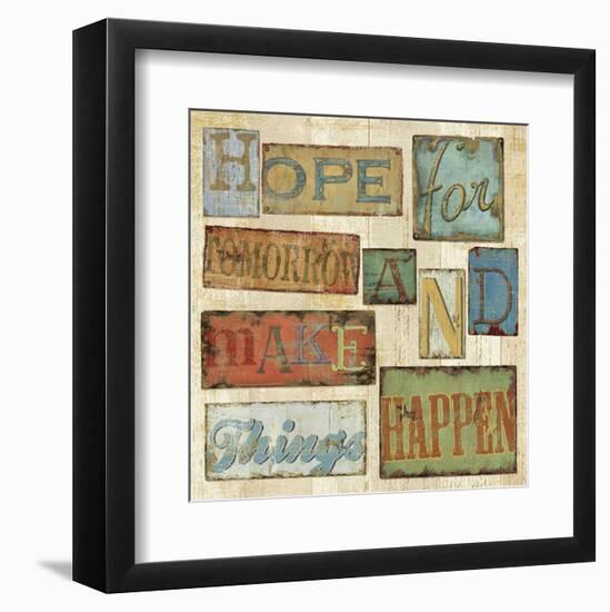 Believe & Hope II-Daphné B-Framed Art Print