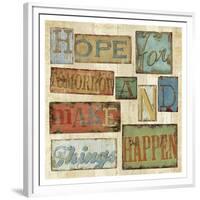 Believe & Hope II-Daphné B-Framed Art Print