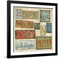 Believe & Hope II-Daphné B-Framed Art Print