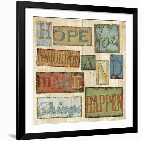 Believe & Hope II-Daphné B-Framed Art Print