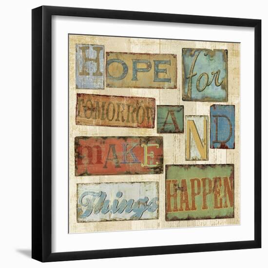 Believe & Hope II-Daphné B.-Framed Giclee Print