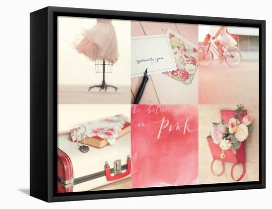 Believe in Pink-Mandy Lynne-Framed Stretched Canvas