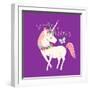 Believe in Unicorns-Heather Rosas-Framed Art Print