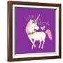 Believe in Unicorns-Heather Rosas-Framed Art Print