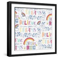 Believe in Your Dreams-Elizabeth Caldwell-Framed Giclee Print