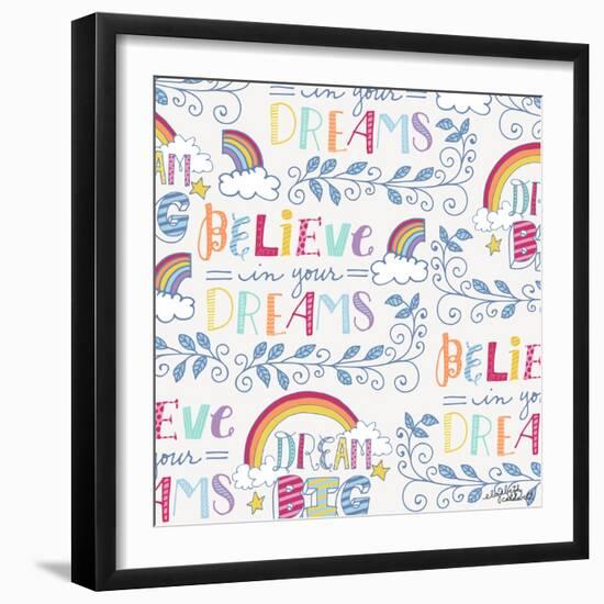 Believe in Your Dreams-Elizabeth Caldwell-Framed Giclee Print