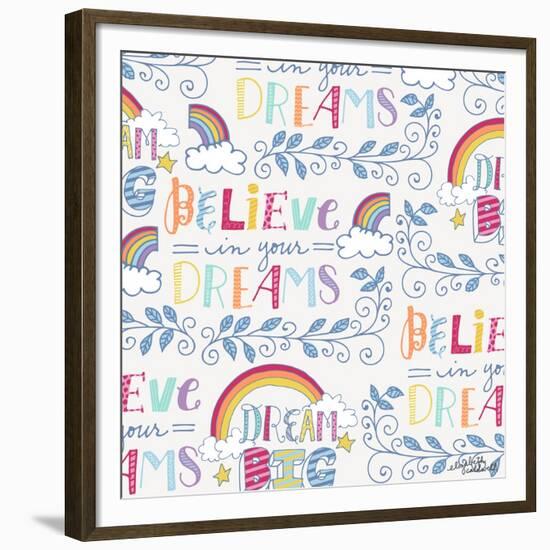 Believe in Your Dreams-Elizabeth Caldwell-Framed Giclee Print