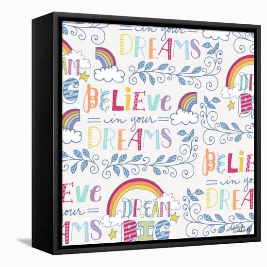 Believe in Your Dreams-Elizabeth Caldwell-Framed Stretched Canvas