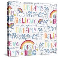 Believe in Your Dreams-Elizabeth Caldwell-Stretched Canvas