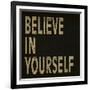 Believe in Yourself-N. Harbick-Framed Art Print