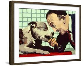 Believe Me I Know Best, 1981-Peter Wilson-Framed Giclee Print