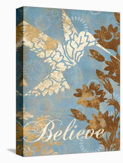 Believe Silhouette-Piper Ballantyne-Stretched Canvas