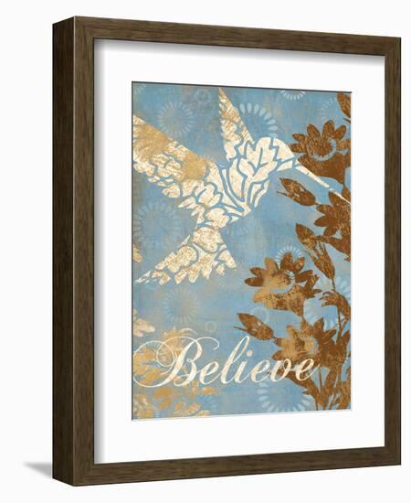 Believe Silhouette-Piper Ballantyne-Framed Art Print