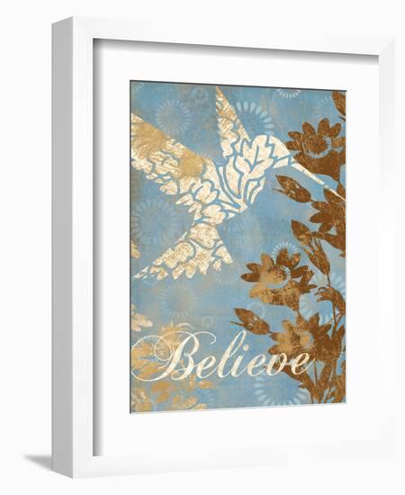 Believe Silhouette-Piper Ballantyne-Framed Art Print