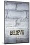 Believe Word-Yury Zap-Mounted Photographic Print