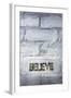 Believe Word-Yury Zap-Framed Photographic Print