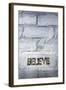 Believe Word-Yury Zap-Framed Photographic Print